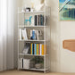 9.84"W Bookshelf Contemporary Style Open Back Bookcase for Home Office 19.7"L x 9.8"W x 57.5"H White Clearhalo 'Bookcases' 'furn' 'furn_bookcases' 'Furniture' 'furniture_bookcases' 'Office Furniture' 4971689