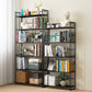 9.84"W Bookshelf Contemporary Style Open Back Bookcase for Home Office Clearhalo 'Bookcases' 'furn' 'furn_bookcases' 'Furniture' 'furniture_bookcases' 'Office Furniture' 4971695