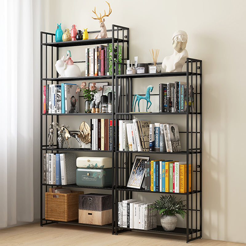 9.84"W Bookshelf Contemporary Style Open Back Bookcase for Home Office Clearhalo 'Bookcases' 'furn' 'furn_bookcases' 'Furniture' 'furniture_bookcases' 'Office Furniture' 4971695