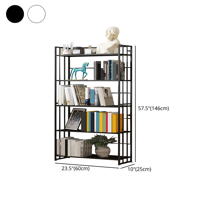 9.84"W Bookshelf Contemporary Style Open Back Bookcase for Home Office Clearhalo 'Bookcases' 'furn' 'furn_bookcases' 'Furniture' 'furniture_bookcases' 'Office Furniture' 4971711