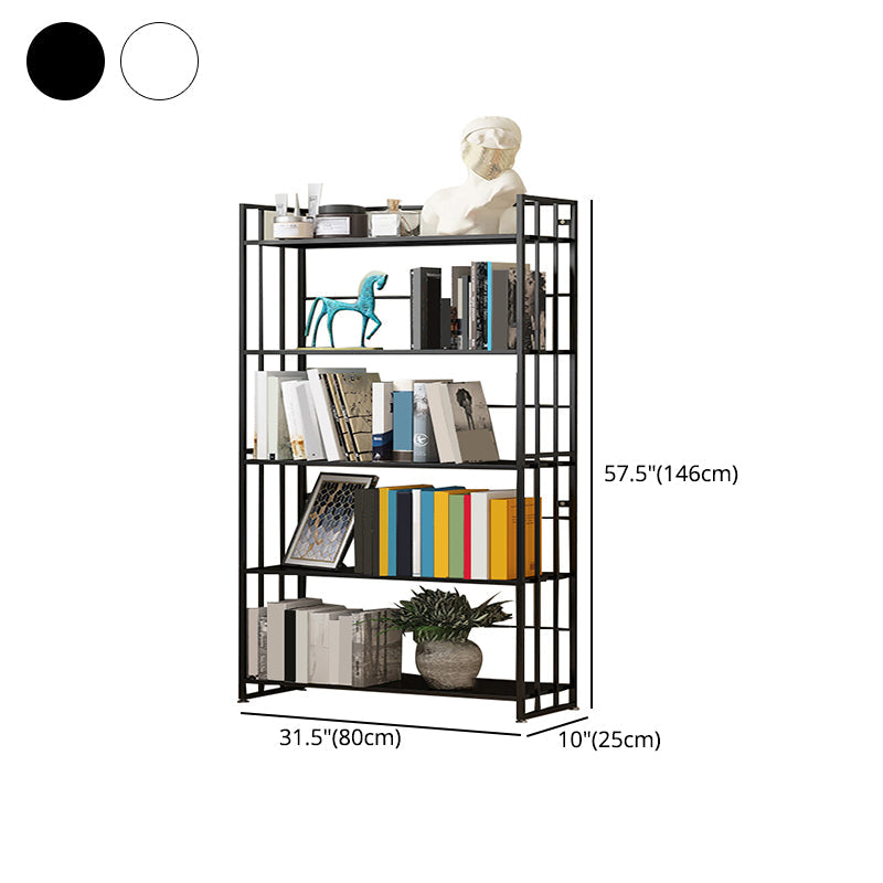 9.84"W Bookshelf Contemporary Style Open Back Bookcase for Home Office Clearhalo 'Bookcases' 'furn' 'furn_bookcases' 'Furniture' 'furniture_bookcases' 'Office Furniture' 4971713