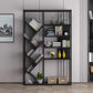 Modern Vertical Etagere Bookshelf Metal Frame Manufactured Wood Shelf Bookcase Clearhalo 'Bookcases' 'Furniture' 'furniture_bookcases' 'Office Furniture' 4971721