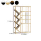 Modern Vertical Etagere Bookshelf Metal Frame Manufactured Wood Shelf Bookcase Clearhalo 'Bookcases' 'Furniture' 'furniture_bookcases' 'Office Furniture' 4971733