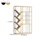 Modern Vertical Etagere Bookshelf Metal Frame Manufactured Wood Shelf Bookcase Clearhalo 'Bookcases' 'Furniture' 'furniture_bookcases' 'Office Furniture' 4971734