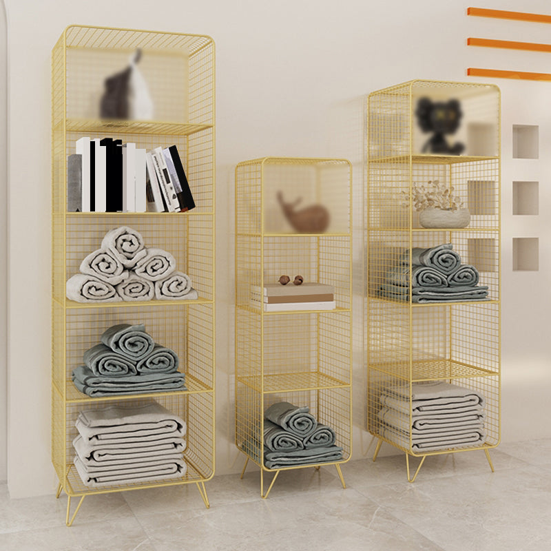 Modern Style Bookcase Vertical Metal Closed Back Bookshelf for Home Clearhalo 'Bookcases' 'furn' 'furn_bookcases' 'Furniture' 'furniture_bookcases' 'Office Furniture' 4971738