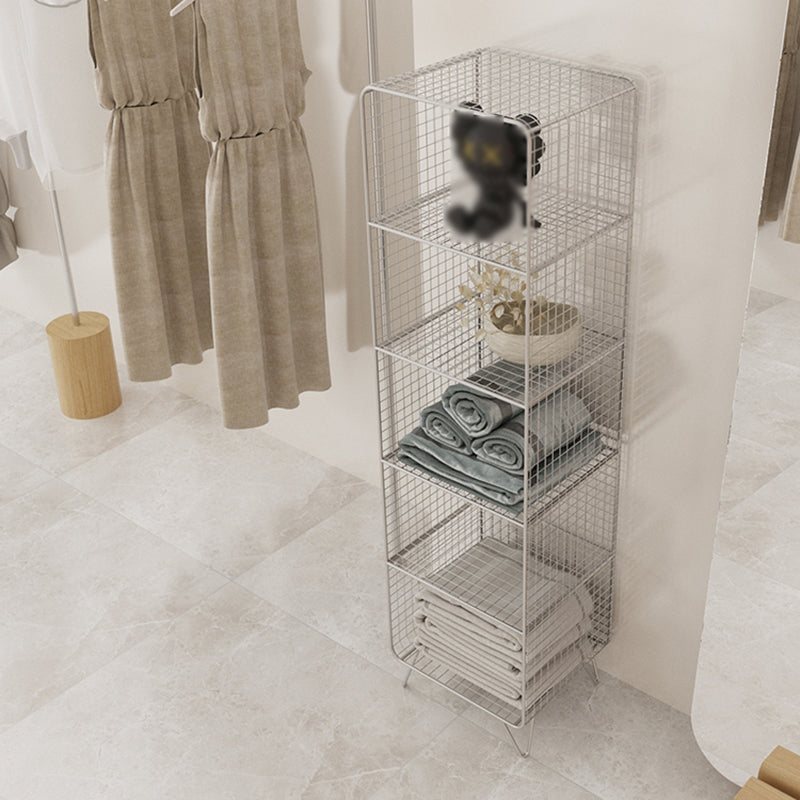 Modern Style Bookcase Vertical Metal Closed Back Bookshelf for Home Clearhalo 'Bookcases' 'furn' 'furn_bookcases' 'Furniture' 'furniture_bookcases' 'Office Furniture' 4971741