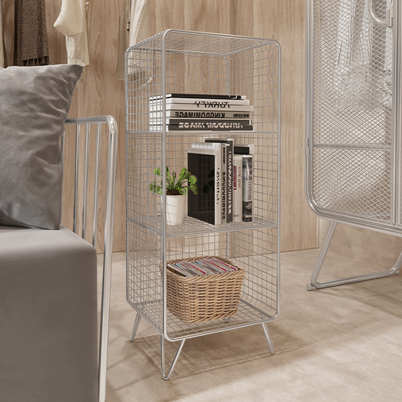 Modern Style Bookcase Vertical Metal Closed Back Bookshelf for Home Clearhalo 'Bookcases' 'furn' 'furn_bookcases' 'Furniture' 'furniture_bookcases' 'Office Furniture' 4971752