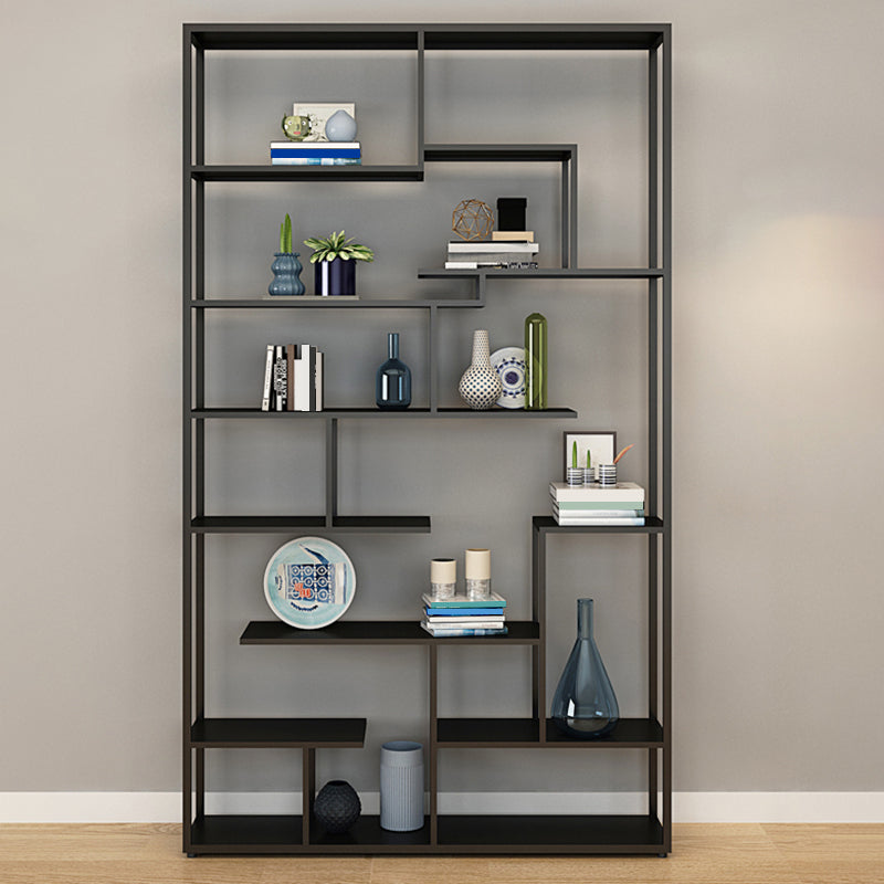 Metal Open Etagere Bookshelf Vertical Urban Bookcase for Living Room Clearhalo 'Bookcases' 'furn' 'furn_bookcases' 'Furniture' 'furniture_bookcases' 'Office Furniture' 4971768