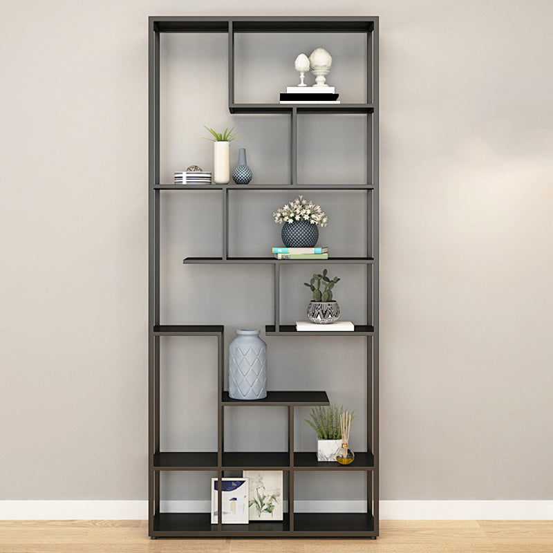 Metal Open Etagere Bookshelf Vertical Urban Bookcase for Living Room Clearhalo 'Bookcases' 'furn' 'furn_bookcases' 'Furniture' 'furniture_bookcases' 'Office Furniture' 4971770
