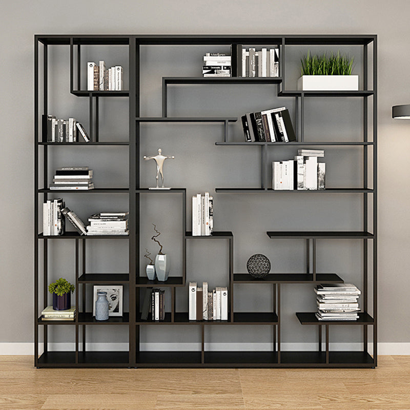 Metal Open Etagere Bookshelf Vertical Urban Bookcase for Living Room Clearhalo 'Bookcases' 'furn' 'furn_bookcases' 'Furniture' 'furniture_bookcases' 'Office Furniture' 4971775