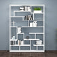 Metal Open Etagere Bookshelf Vertical Urban Bookcase for Living Room Clearhalo 'Bookcases' 'furn' 'furn_bookcases' 'Furniture' 'furniture_bookcases' 'Office Furniture' 4971783