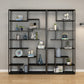 Metal Open Etagere Bookshelf Vertical Urban Bookcase for Living Room Clearhalo 'Bookcases' 'furn' 'furn_bookcases' 'Furniture' 'furniture_bookcases' 'Office Furniture' 4971788