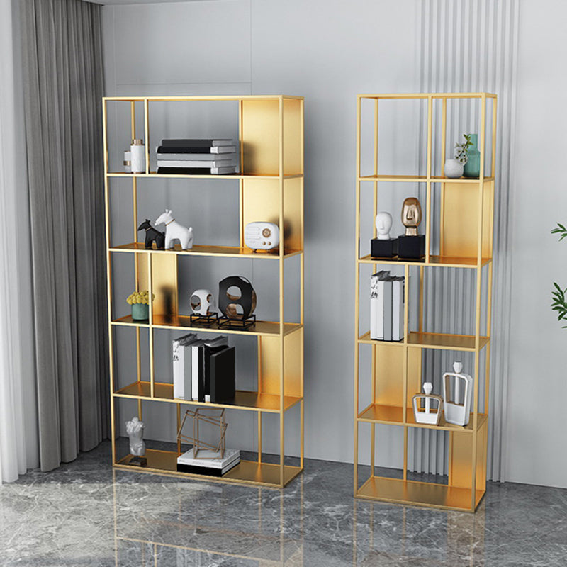 70.87"H Bookshelf Contemporary Style Open Back Bookcase for Home Office Clearhalo 'Bookcases' 'furn' 'furn_bookcases' 'Furniture' 'furniture_bookcases' 'Office Furniture' 4971800