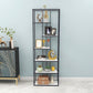 Modern Style Bookcase Etagere Metal Open Back Bookshelf for Home Clearhalo 'Bookcases' 'furn' 'furn_bookcases' 'Furniture' 'furniture_bookcases' 'Office Furniture' 4971811
