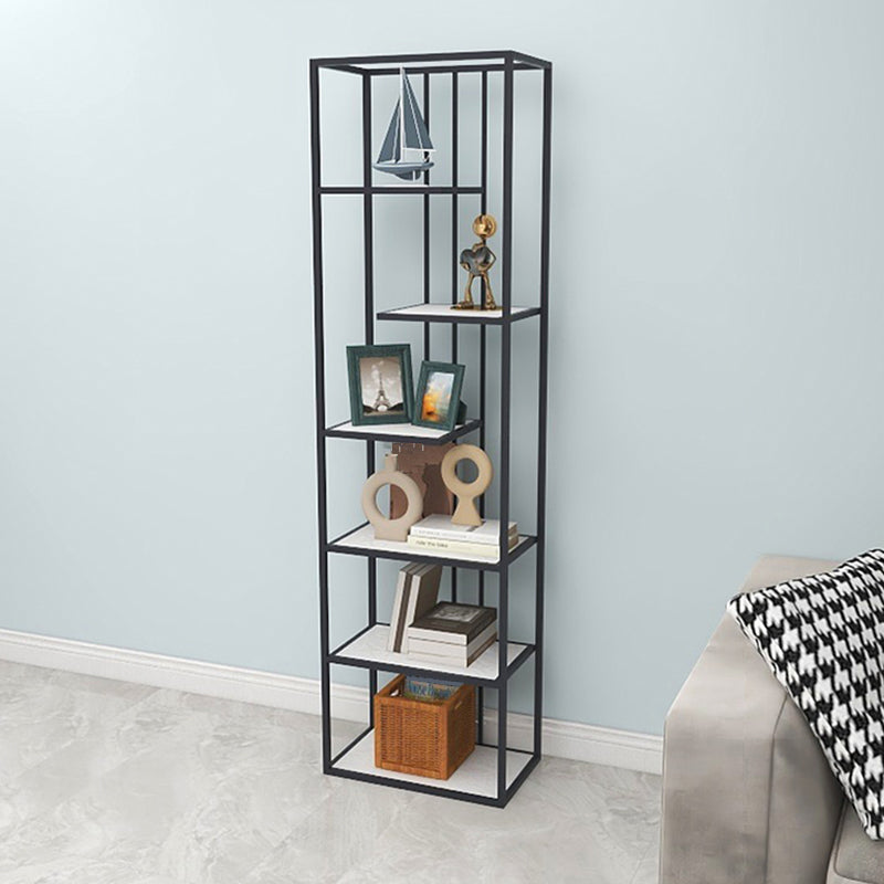 Modern Style Bookcase Etagere Metal Open Back Bookshelf for Home Clearhalo 'Bookcases' 'furn' 'furn_bookcases' 'Furniture' 'furniture_bookcases' 'Office Furniture' 4971814