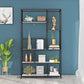 Contemporary Etagere Bookshelf Iron Frame White Manufactured Wood Shelf Bookcase Clearhalo 'Bookcases' 'furn' 'furn_bookcases' 'Furniture' 'furniture_bookcases' 'Office Furniture' 4971832