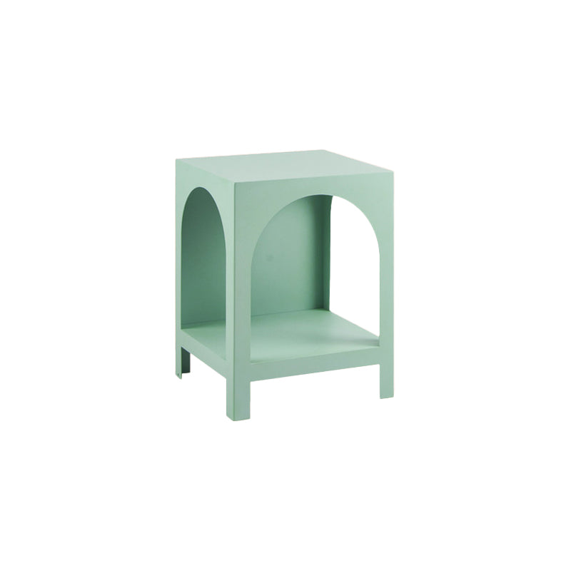 Modern Style Bookcase 13.78" Wide Metal Closed Back Bookshelf for Home 14"L x 14"W x 18.5"H Green Clearhalo 'Bookcases' 'furn' 'furn_bookcases' 'Furniture' 'furniture_bookcases' 'Office Furniture' 4971846