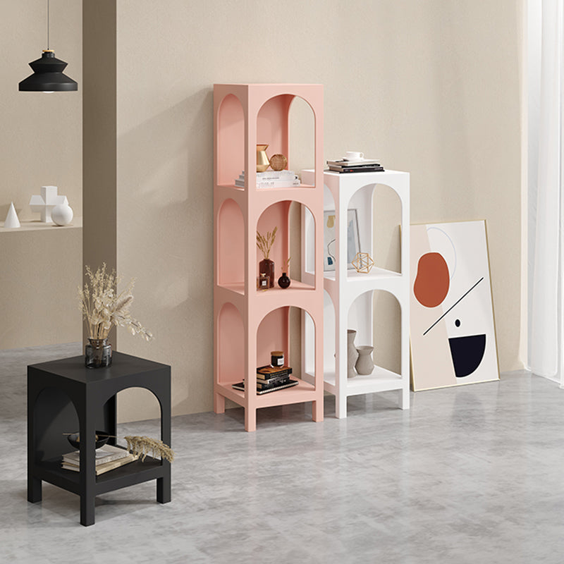 Modern Style Bookcase 13.78" Wide Metal Closed Back Bookshelf for Home Clearhalo 'Bookcases' 'furn' 'furn_bookcases' 'Furniture' 'furniture_bookcases' 'Office Furniture' 4971862