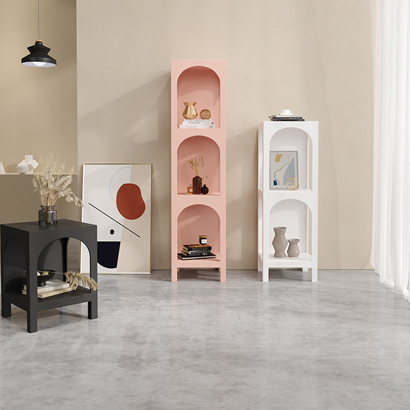 Modern Style Bookcase 13.78" Wide Metal Closed Back Bookshelf for Home Clearhalo 'Bookcases' 'furn' 'furn_bookcases' 'Furniture' 'furniture_bookcases' 'Office Furniture' 4971864