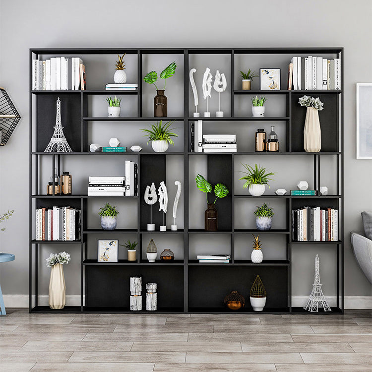 Metal Etagere Bookcase Modern Open Back Bookshelf for Home Office Clearhalo 'Bookcases' 'furn' 'furn_bookcases' 'Furniture' 'furniture_bookcases' 'Office Furniture' 4971870