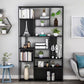 Metal Etagere Bookcase Modern Open Back Bookshelf for Home Office Clearhalo 'Bookcases' 'furn' 'furn_bookcases' 'Furniture' 'furniture_bookcases' 'Office Furniture' 4971871
