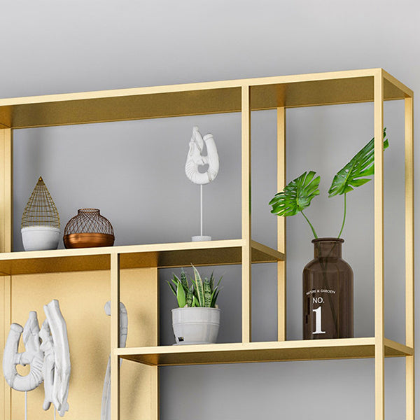 Metal Etagere Bookcase Modern Open Back Bookshelf for Home Office Clearhalo 'Bookcases' 'furn' 'furn_bookcases' 'Furniture' 'furniture_bookcases' 'Office Furniture' 4971877