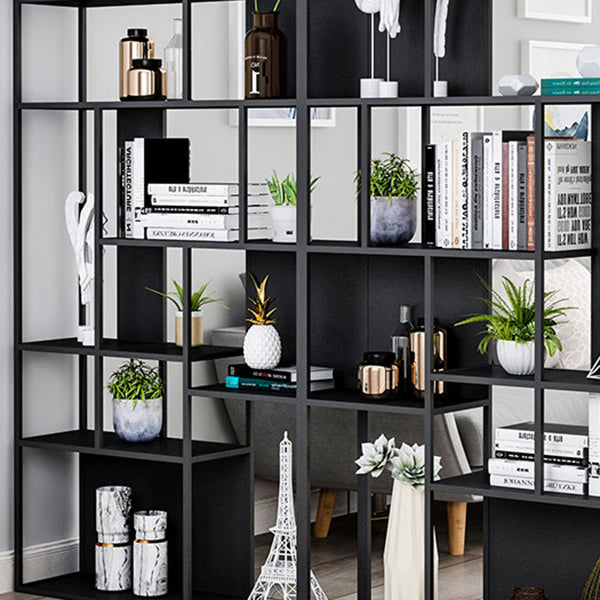 Metal Etagere Bookcase Modern Open Back Bookshelf for Home Office Clearhalo 'Bookcases' 'furn' 'furn_bookcases' 'Furniture' 'furniture_bookcases' 'Office Furniture' 4971878