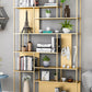 Metal Etagere Bookcase Modern Open Back Bookshelf for Home Office Clearhalo 'Bookcases' 'furn' 'furn_bookcases' 'Furniture' 'furniture_bookcases' 'Office Furniture' 4971879