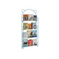 Scandinavian Wall Mounted Bookshelf Iron Vertical Bookcase for Home 26.4"L x 4.5"W x 59.8"H Blue Clearhalo 'Bookcases' 'furn' 'furn_bookcases' 'Furniture' 'furniture_bookcases' 'Office Furniture' 4971891