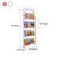 Scandinavian Wall Mounted Bookshelf Iron Vertical Bookcase for Home Clearhalo 'Bookcases' 'furn' 'furn_bookcases' 'Furniture' 'furniture_bookcases' 'Office Furniture' 4971907