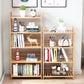 3/4/5-Shelf Manufactured Bookshelf Wood Etagere Natural Scandinavian Vertical Bookcase Clearhalo 'Bookcases' 'furn' 'furn_bookcases' 'Furniture' 'furniture_bookcases' 'Office Furniture' 4971915