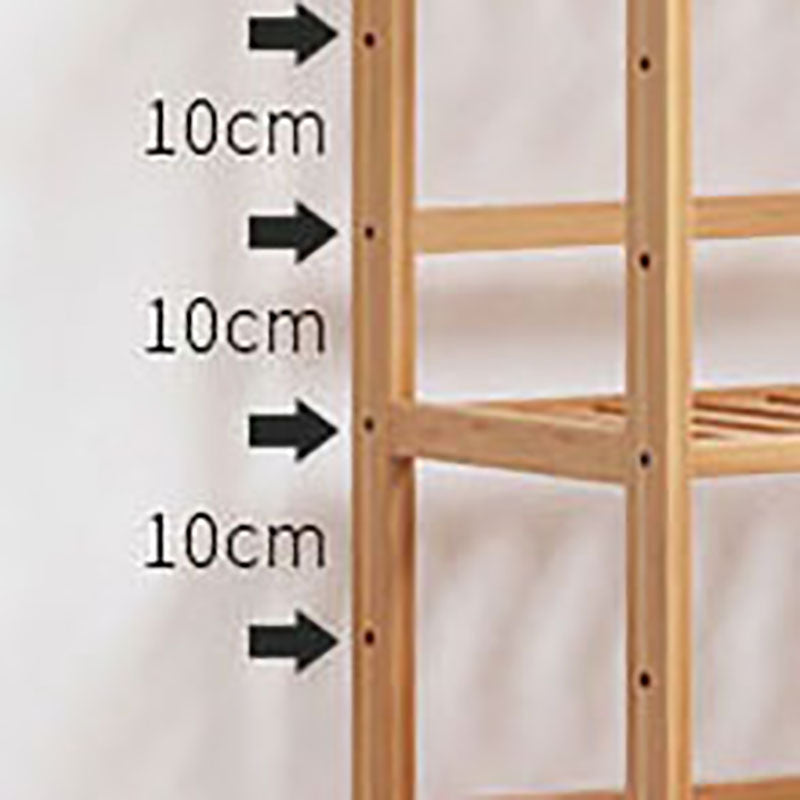 3/4/5-Shelf Manufactured Bookshelf Wood Etagere Natural Scandinavian Vertical Bookcase Clearhalo 'Bookcases' 'furn' 'furn_bookcases' 'Furniture' 'furniture_bookcases' 'Office Furniture' 4971920