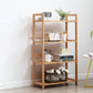 3/4/5-Shelf Manufactured Bookshelf Wood Etagere Natural Scandinavian Vertical Bookcase 23.6"L x 9.8"W x 39.4"H Clearhalo 'Bookcases' 'furn' 'furn_bookcases' 'Furniture' 'furniture_bookcases' 'Office Furniture' 4971921