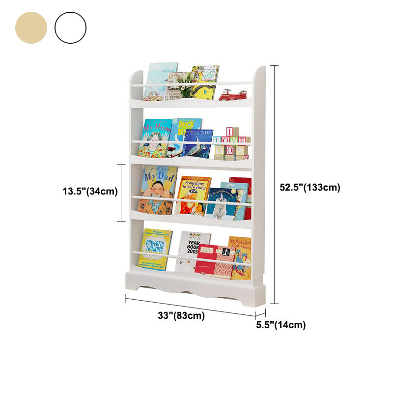 Pine Wood Wall Unit Bookshelf Scandinavian Vertical Bookcase for Home Clearhalo 'Bookcases' 'furn' 'furn_bookcases' 'Furniture' 'furniture_bookcases' 'Office Furniture' 4971972