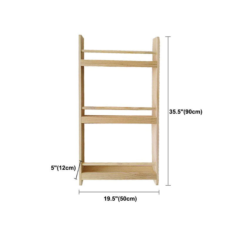 Pine Wood Wall Unit Bookshelf Scandinavian Vertical Bookcase for Home Clearhalo 'Bookcases' 'furn' 'furn_bookcases' 'Furniture' 'furniture_bookcases' 'Office Furniture' 4971974