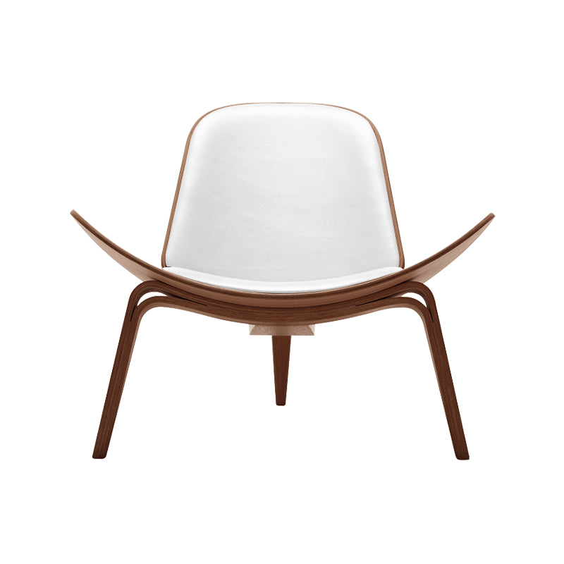 35.82" L x 32.28" W x 29.33" H Armless Side Chair Solid Wood Frame Accent Chair White Walnut Clearhalo 'Accent Chairs' 'accent_chairs' 'Chairs & Seating' 'Furniture' 'furniture_accent_chairs' 'Living Room Furniture' 4972003