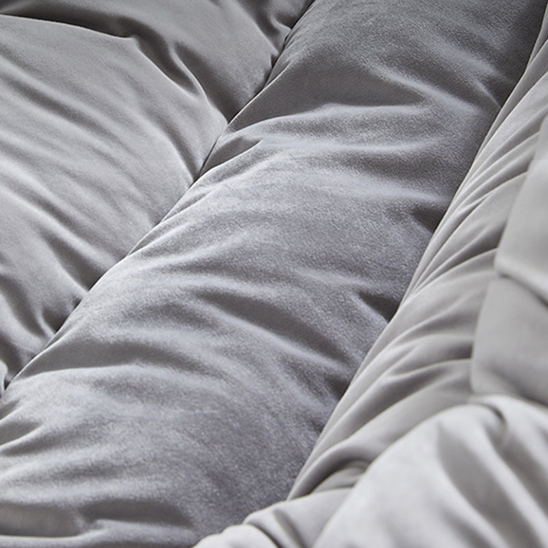 Armless PE Chair 32.6" L x 17.7 " W x 24.4 " H Chair for Bedroom Clearhalo 'Accent Chairs' 'accent_chairs' 'Chairs & Seating' 'furn' 'furn_accent_chairs' 'Furniture' 'furniture_accent_chairs' 'Living Room Furniture' 4972038