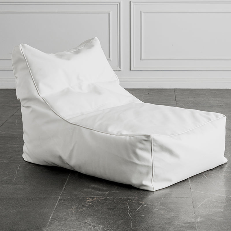 PU Leather Parsons Chair 26.3" L x 39.3" W x 28.3" H for Living Room White Without Ottoman Clearhalo 'Accent Chairs' 'accent_chairs' 'Chairs & Seating' 'furn' 'furn_accent_chairs' 'Furniture' 'furniture_accent_chairs' 'Living Room Furniture' 4972099