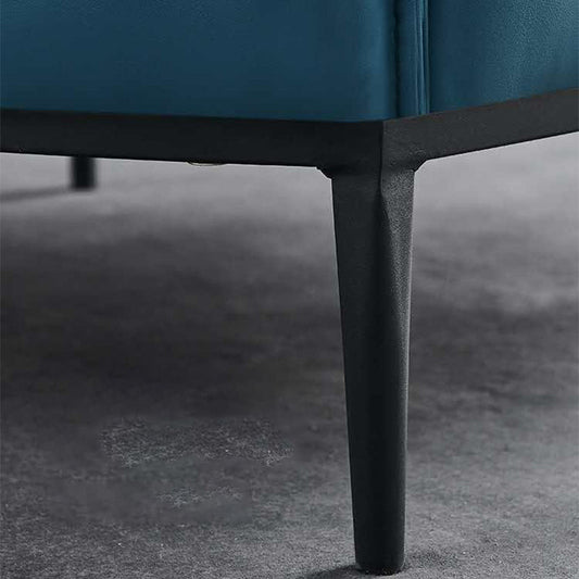 33.85" L x 31.49" W x 31.49" H Faux Leather Barrel Accent Chair for Bedroom Clearhalo 'Accent Chairs' 'accent_chairs' 'Chairs & Seating' 'furn' 'furn_accent_chairs' 'Furniture' 'furniture_accent_chairs' 'Living Room Furniture' 4972121