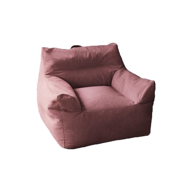 Pillow Top Arms Accent Armchair with Sewn Pillow Back for Living Room, Bedroom Cameo Brown Velvet Clearhalo 'Accent Chairs' 'accent_chairs' 'Chairs & Seating' 'furn' 'furn_accent_chairs' 'Furniture' 'furniture_accent_chairs' 'Living Room Furniture' 4972132