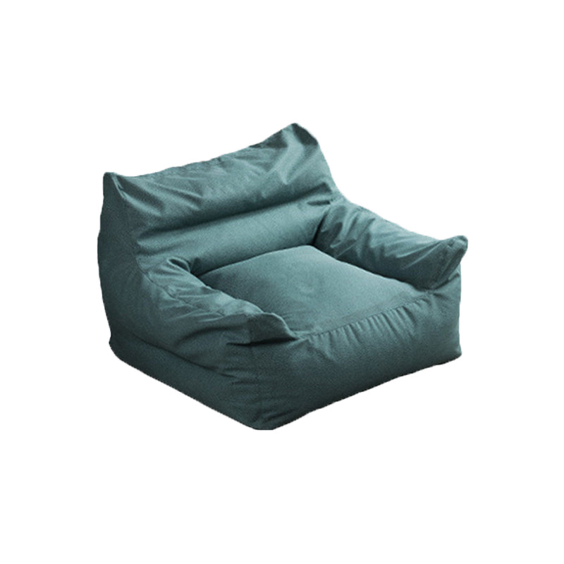Pillow Top Arms Accent Armchair with Sewn Pillow Back for Living Room, Bedroom Aqua Faux Leather Clearhalo 'Accent Chairs' 'accent_chairs' 'Chairs & Seating' 'furn' 'furn_accent_chairs' 'Furniture' 'furniture_accent_chairs' 'Living Room Furniture' 4972135
