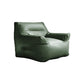 Pillow Top Arms Accent Armchair with Sewn Pillow Back for Living Room, Bedroom Blackish Green Microfiber Clearhalo 'Accent Chairs' 'accent_chairs' 'Chairs & Seating' 'furn' 'furn_accent_chairs' 'Furniture' 'furniture_accent_chairs' 'Living Room Furniture' 4972138