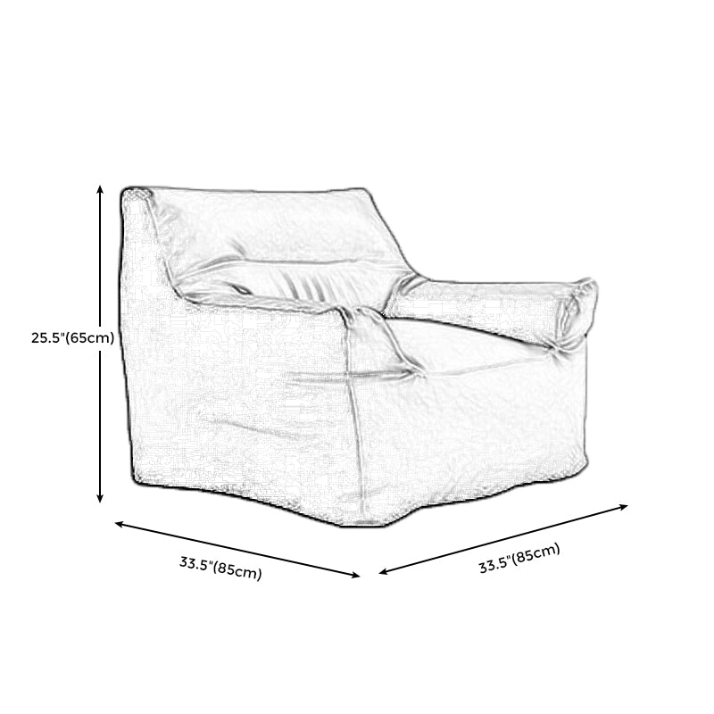 Pillow Top Arms Accent Armchair with Sewn Pillow Back for Living Room, Bedroom Clearhalo 'Accent Chairs' 'accent_chairs' 'Chairs & Seating' 'furn' 'furn_accent_chairs' 'Furniture' 'furniture_accent_chairs' 'Living Room Furniture' 4972150