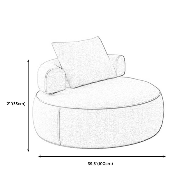 Faux Leather Slipper Chair Armless Chair with Pillow for Living Room Clearhalo 'Accent Chairs' 'accent_chairs' 'Chairs & Seating' 'furn' 'furn_accent_chairs' 'Furniture' 'furniture_accent_chairs' 'Living Room Furniture' 4972190