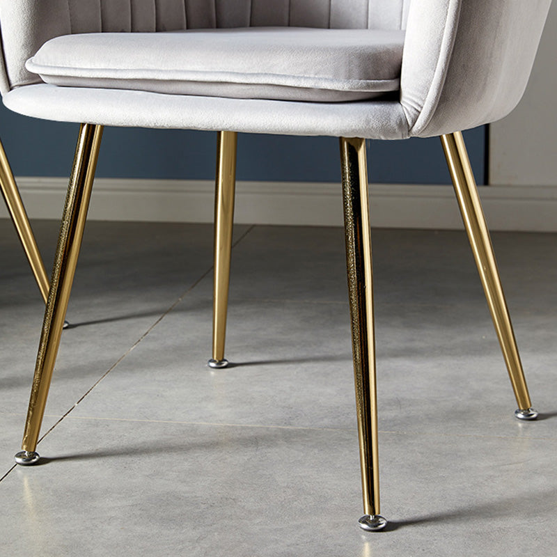 23.6"Wide Solid Color Armchair with Basic Four Legs for Bedroom Clearhalo 'Accent Chairs' 'accent_chairs' 'Chairs & Seating' 'furn' 'furn_accent_chairs' 'Furniture' 'furniture_accent_chairs' 'Living Room Furniture' 4972207