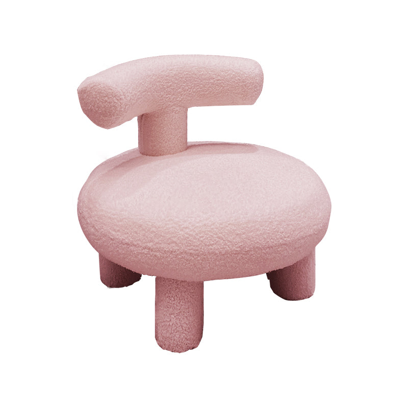 Wool Chair Armless Parsons Chair Fixed Back Chair for Living Room Clearhalo 'Accent Chairs' 'accent_chairs' 'Chairs & Seating' 'furn' 'furn_accent_chairs' 'Furniture' 'furniture_accent_chairs' 'Living Room Furniture' 4972249