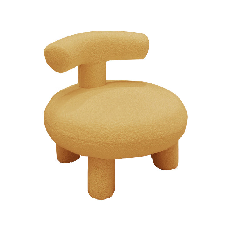 Wool Chair Armless Parsons Chair Fixed Back Chair for Living Room Clearhalo 'Accent Chairs' 'accent_chairs' 'Chairs & Seating' 'furn' 'furn_accent_chairs' 'Furniture' 'furniture_accent_chairs' 'Living Room Furniture' 4972250