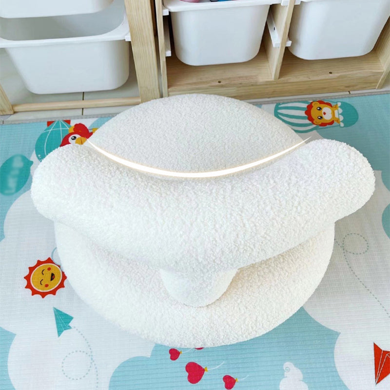 Wool Chair Armless Parsons Chair Fixed Back Chair for Living Room Clearhalo 'Accent Chairs' 'accent_chairs' 'Chairs & Seating' 'furn' 'furn_accent_chairs' 'Furniture' 'furniture_accent_chairs' 'Living Room Furniture' 4972254