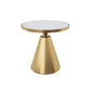 Modern Sintered Stone Top End Table 24" Tall Pedestal End Table Clearhalo 'Coffee & Accent Tables' 'End & Side Tables' 'end_side_table' 'end_side_tables' 'furn' 'furn_end_side_tables' 'Furniture' 'furniture_end_side_table' 'Living Room Furniture' 4972338