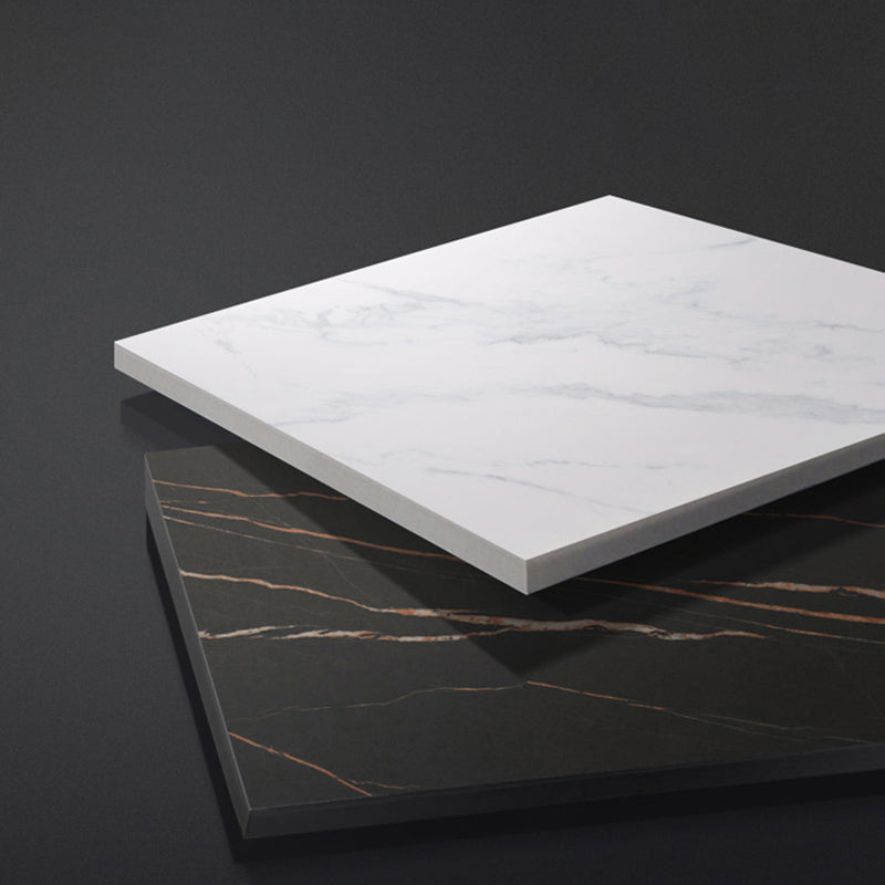 Modern Sintered Stone Top End Table 24" Tall Pedestal End Table Clearhalo 'Coffee & Accent Tables' 'End & Side Tables' 'end_side_table' 'end_side_tables' 'furn' 'furn_end_side_tables' 'Furniture' 'furniture_end_side_table' 'Living Room Furniture' 4972340